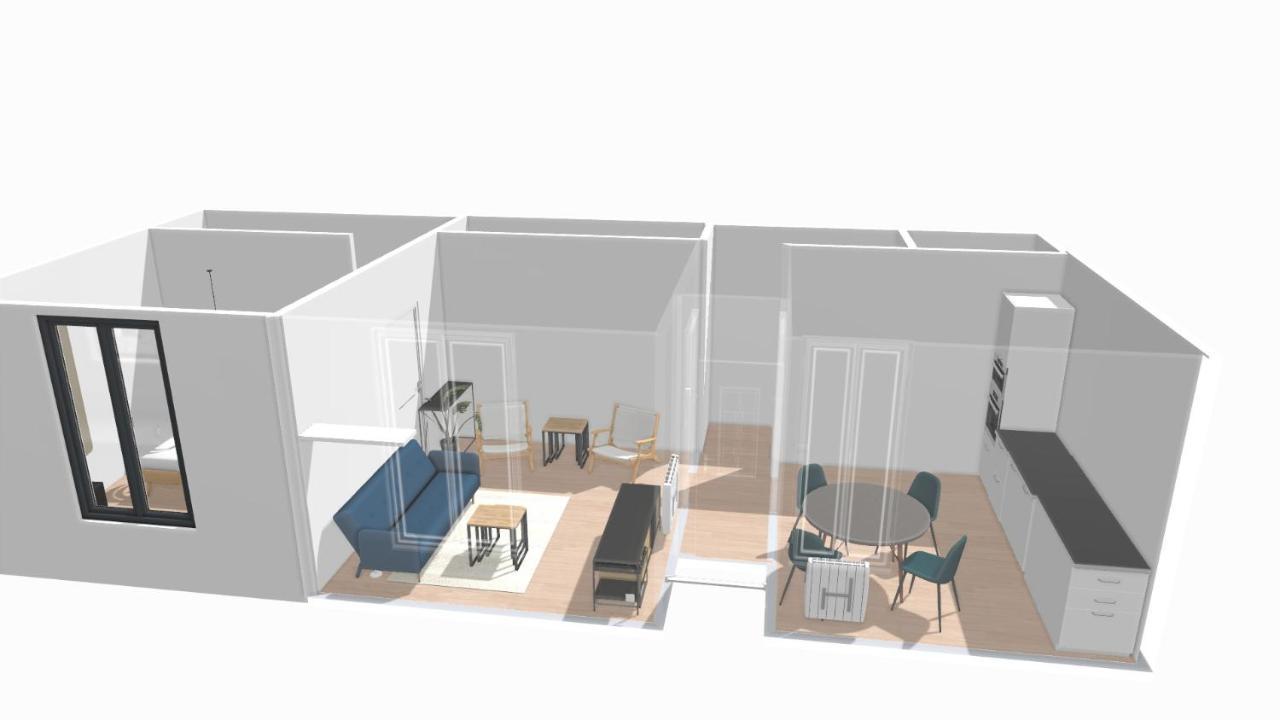 Artbleu -Tout Confort - Ideal Pros - Proche Commerces Montlucon Bagian luar foto