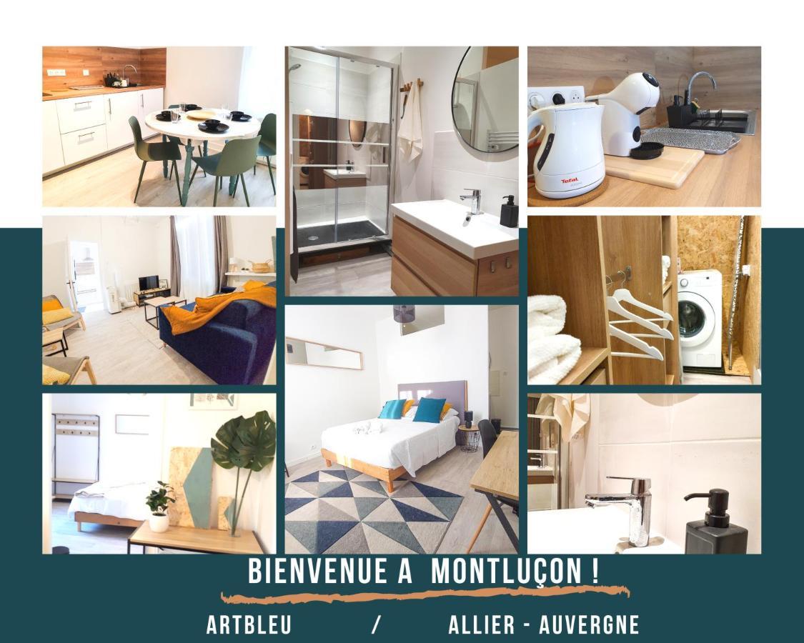 Artbleu -Tout Confort - Ideal Pros - Proche Commerces Montlucon Bagian luar foto